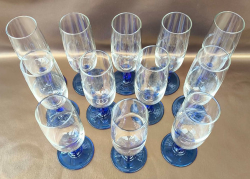 Flûtes champagne pied - flûtes, à